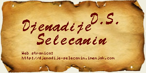 Đenadije Selečanin vizit kartica